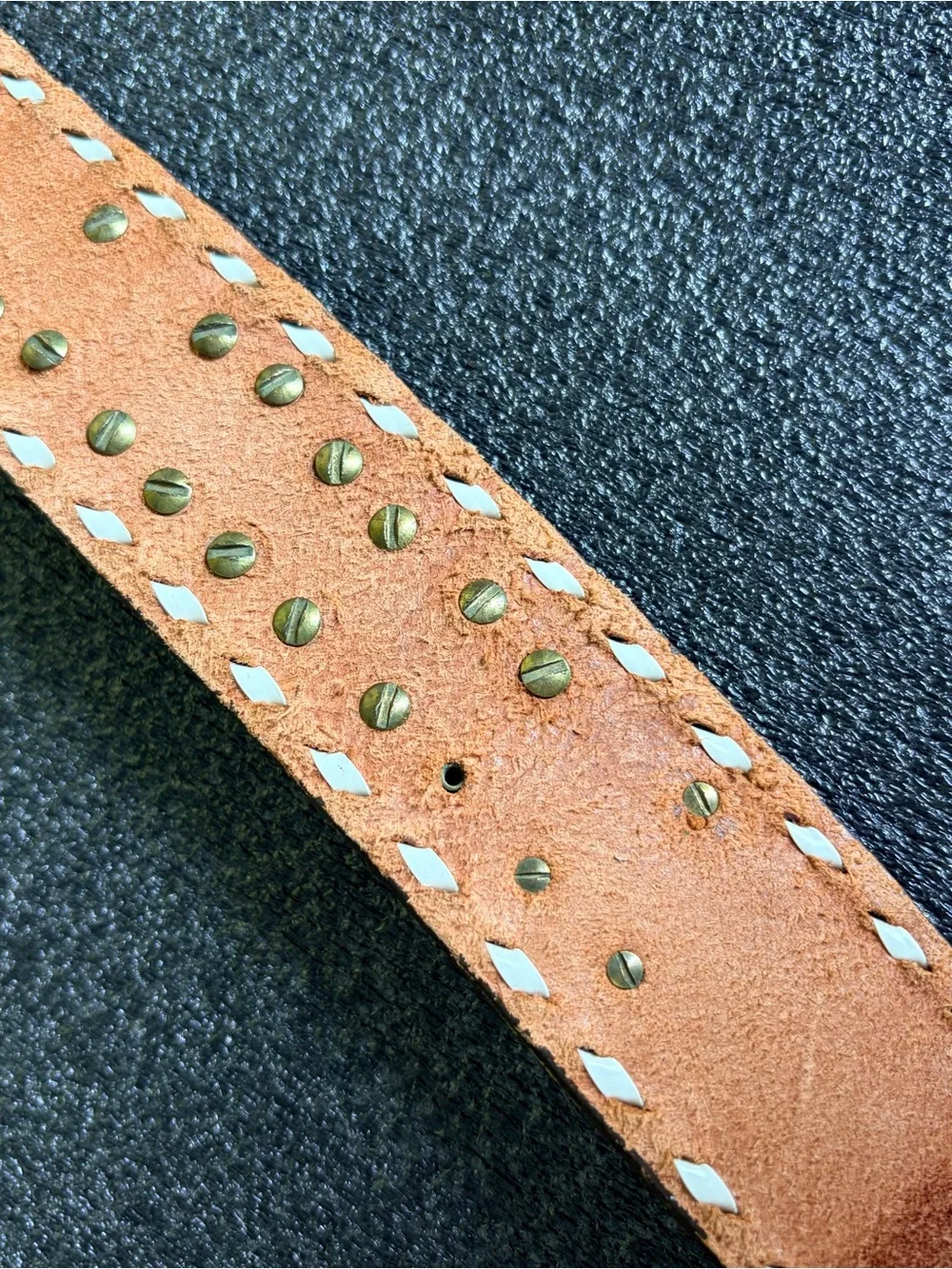 Vintage leather belt